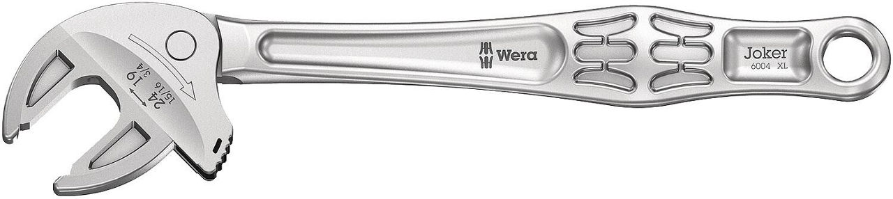 Maulschlüssel Wera 6004 Joker XL selbstjustierend, mit Ratschenfunktion, SW 19,0 - 24,0