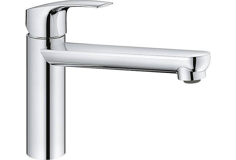 Spültischmischer Grohe Eurosmart Schwenkauslauf Ausladung 222 mm chrom