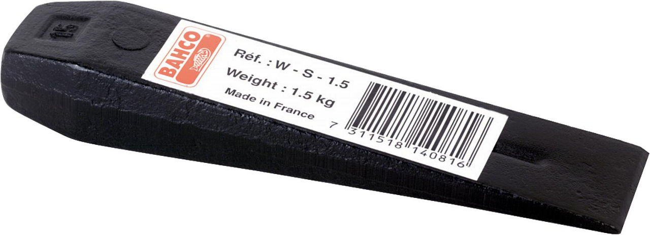 Spaltkeil BAHCO W-S-1.5 230mm lang, 1500g aus Stahl