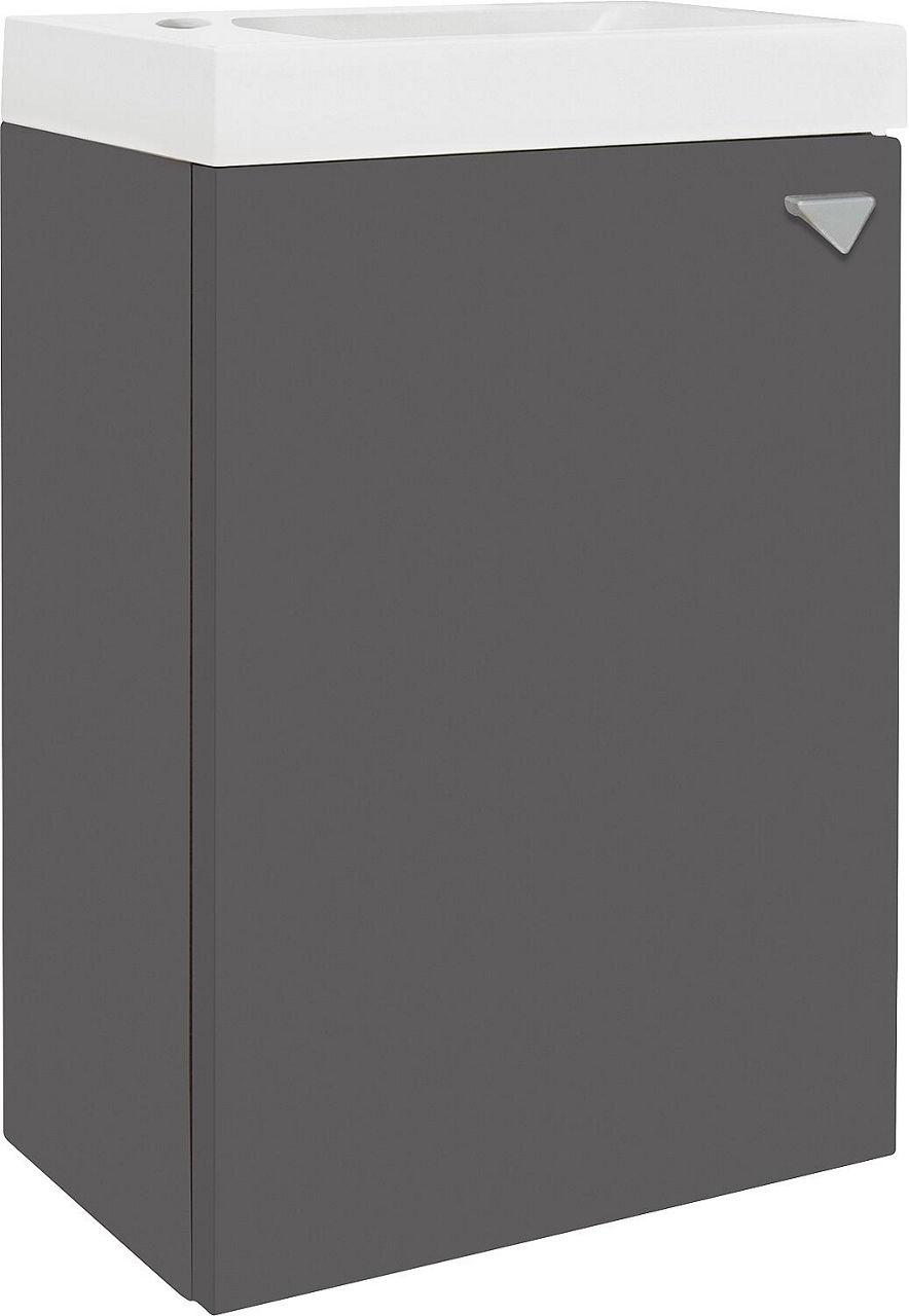WTU+Mineralguss-WT ELYP, 1 Türe, graphit Hgl. Anschlag links, 400x609x220mm WTU+Mineralguss-WT ELYP, 1 Türe, graphit Hgl. Anschlag links, 400x609x220mm