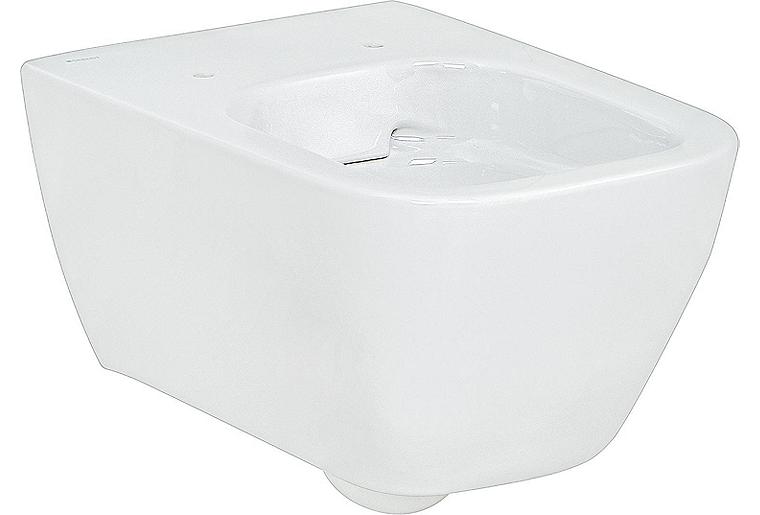 Wand-Tiefspül-WC Geberit Smyle Square, spülrandlos, weiß BxHxT: 350x330x540mm Wand-Tiefspül-WC Geberit Smyle Square, spülrandlos, weiß BxHxT: 350x330x540mm