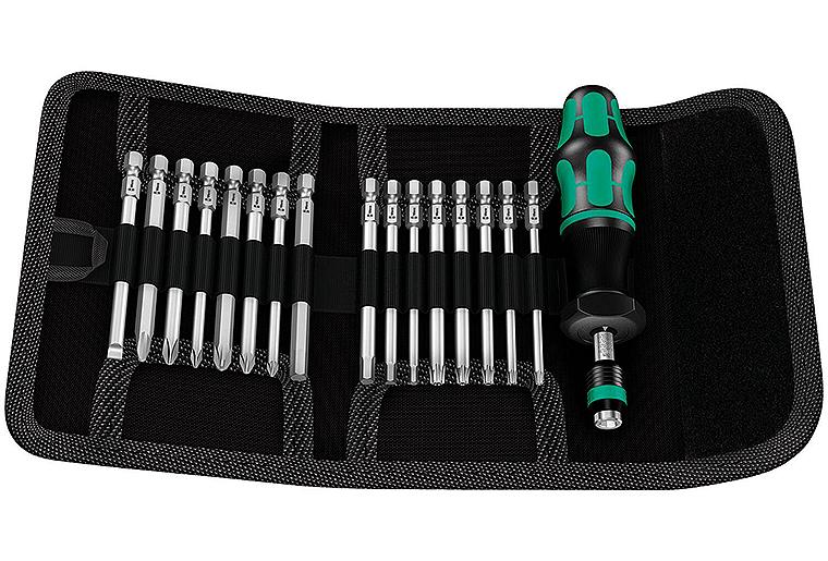 Bit-Drehmomentschraubendreherset WERA Kraftform Kompakt 60 17tlg. Torque 1,2-3,0Nm