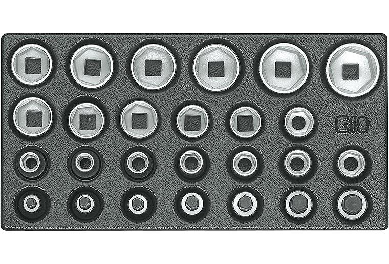 Außensechskant Steckschlüsseleinsatz-Satz GEDORE 1500 ES-19, 26-teilig 1/2" Außensechskant Steckschlüsseleinsatz-Satz GEDORE 1500 ES-19, 26-teilig 1/2"