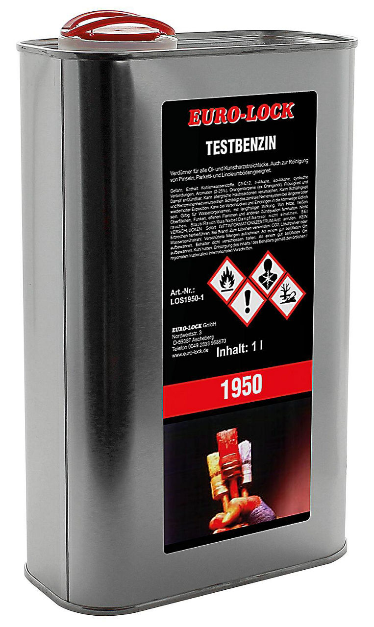 Terpentinersatz EURO-LOCK LOS 1950, 1l Kanister Terpentinersatz EURO-LOCK LOS 1950, 1l Kanister