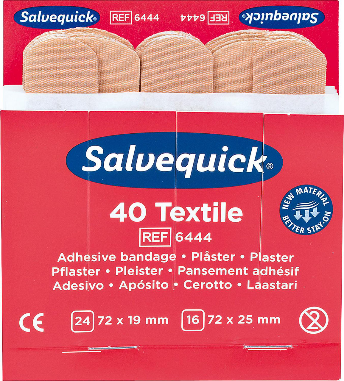 Pflaster-Strips Salvequick Textil, VPE=6 Stück Pflaster-Strips Salvequick Textil, VPE=6 Stück