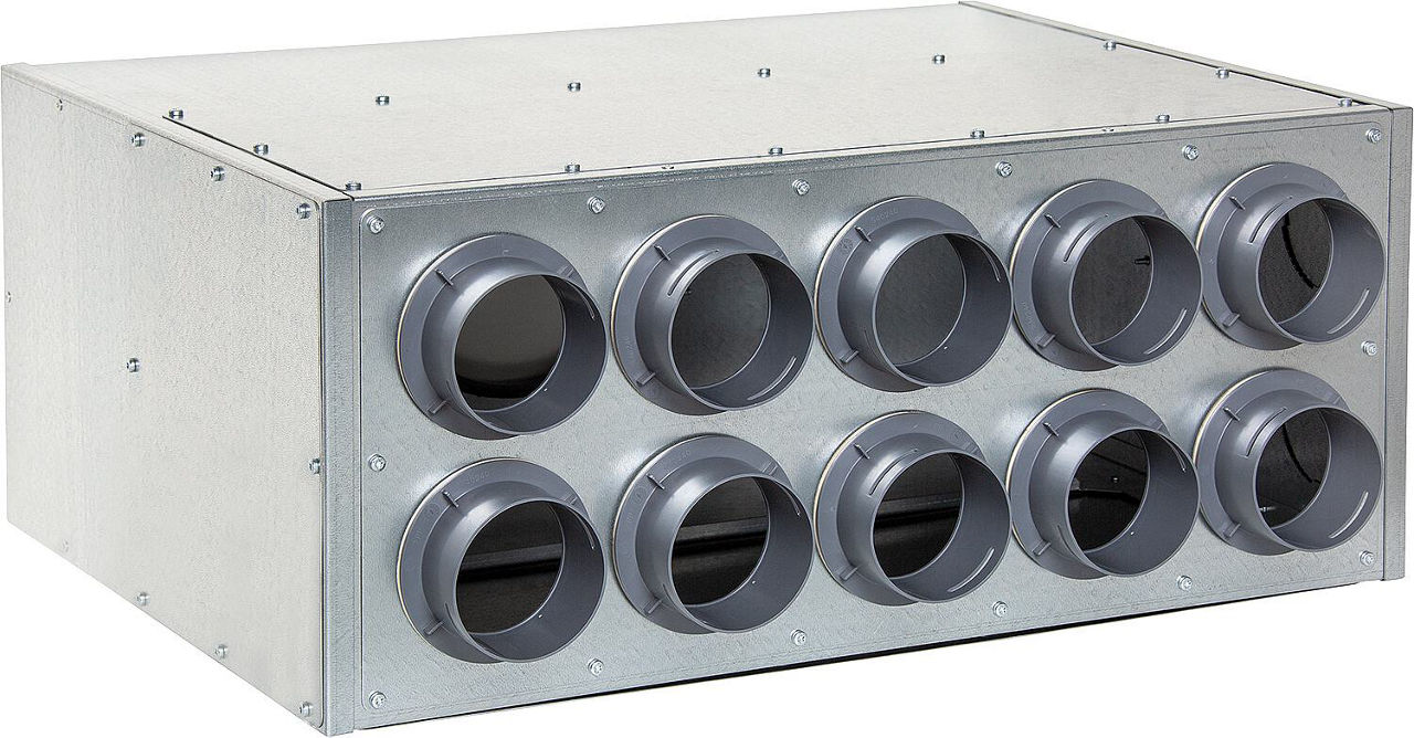 Luftverteiler UniAir Wolf, Typ Basic DN 125 - DN 180 verzinkt, 2577924 Luftverteiler UniAir Wolf, Typ Basic DN 125 - DN 180 verzinkt, 2577924
