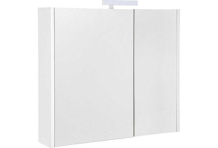 Spiegelschrank Akira mit LED-Beleuchtung, 2 Türen, Weiss Esche, 800x700x155mm Spiegelschrank Akira mit LED-Beleuchtung, 2 Türen, Weiss Esche, 800x700x155mm