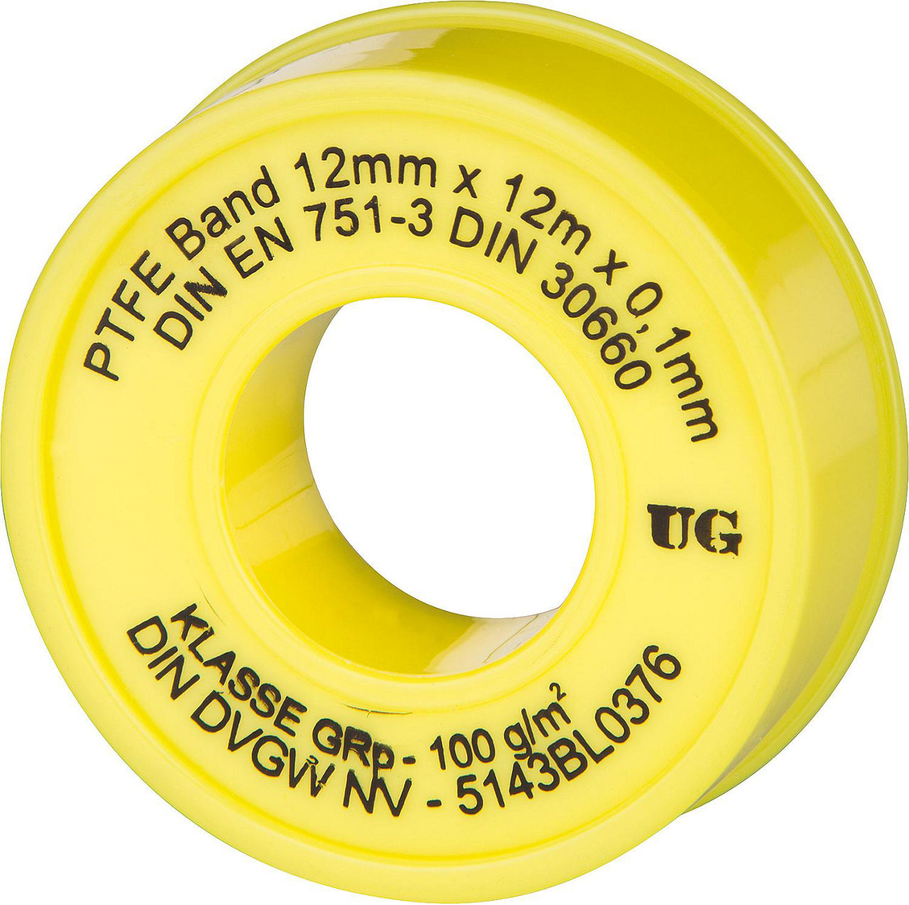 PTFE-Gewindedichtband GRp (Grobgewinde) FERMIT 1 Stück gelber Kern/gelbe Hülle PTFE-Gewindedichtband GRp (Grobgewinde) FERMIT 1 Stück gelber Kern/gelbe Hülle