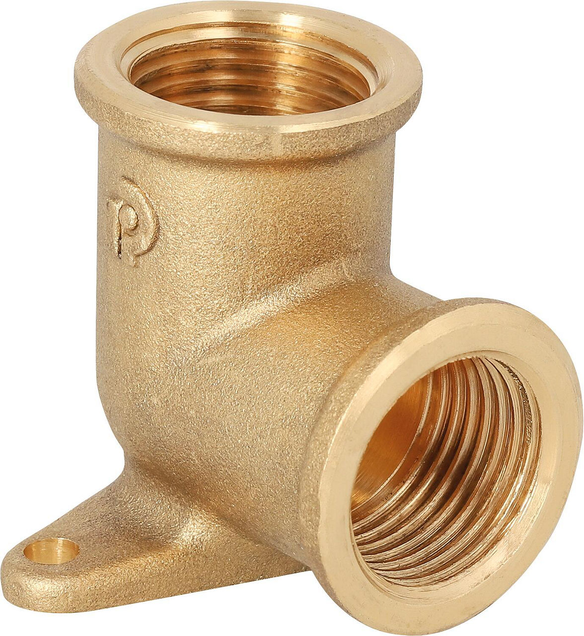 Wandwinkel Messing bds. IG 1/2" Wandwinkel Messing bds. IG 1/2"