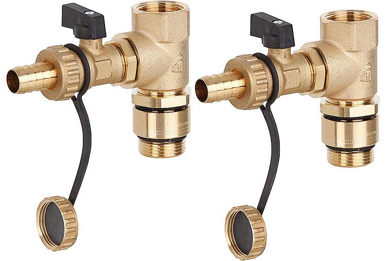 Spül-und Entleerungset DN20 2xKFE