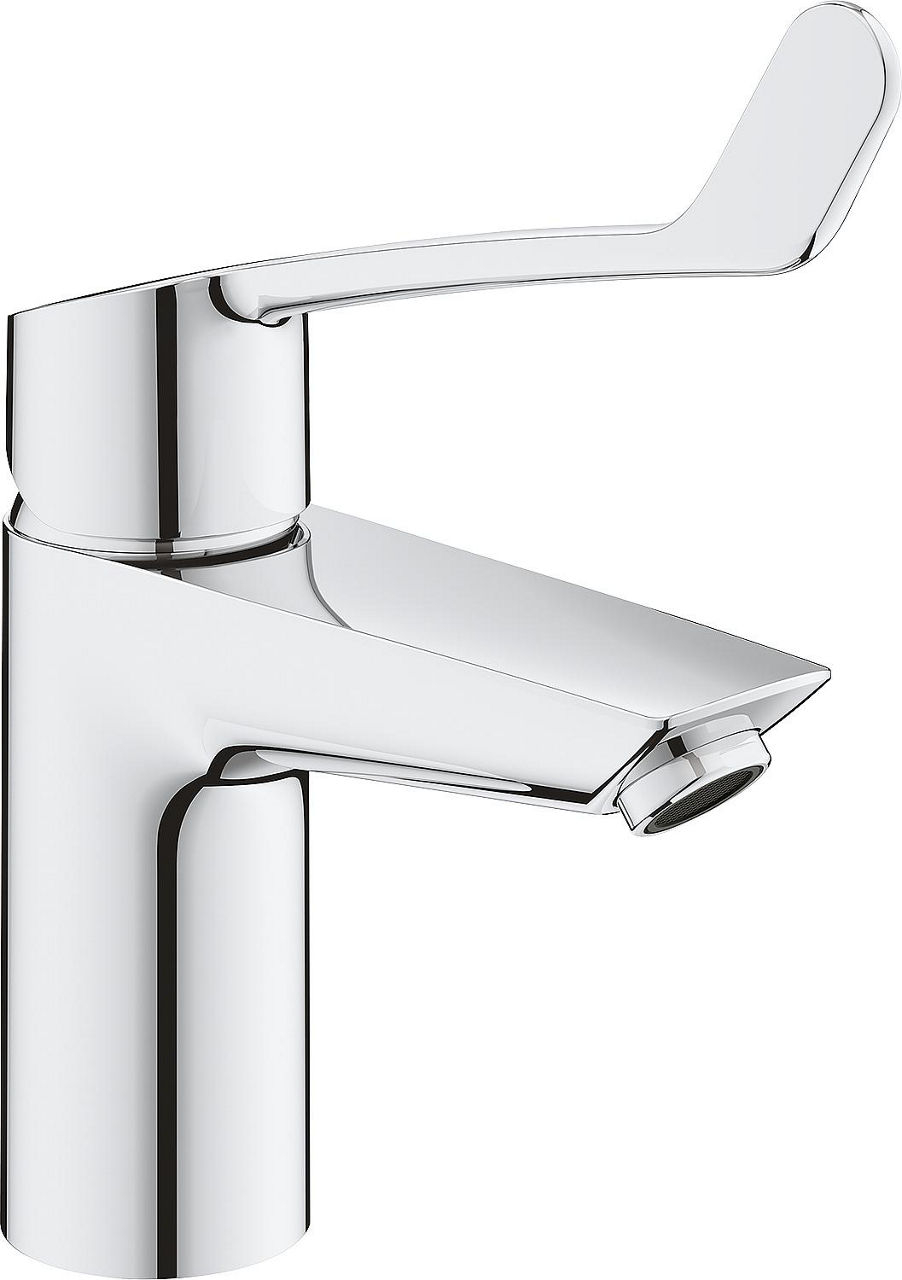 WT-Einhebelmischer Grohe Eurosmart S-Size, chrom mit Push-open Ablauf langer Hebel WT-Einhebelmischer Grohe Eurosmart S-Size, chrom mit Push-open Ablauf langer Hebel