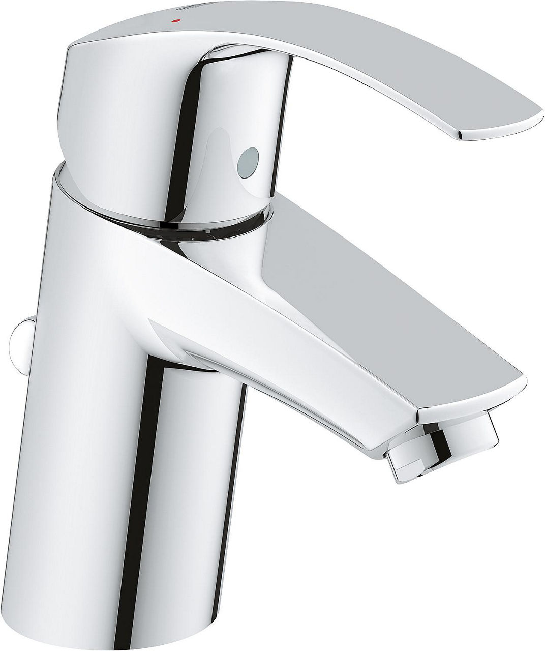 Waschtischmischer Grohe Eurosmart Standard S-Size Ausladung 104 mm chrom mit Ablaufgarnitur