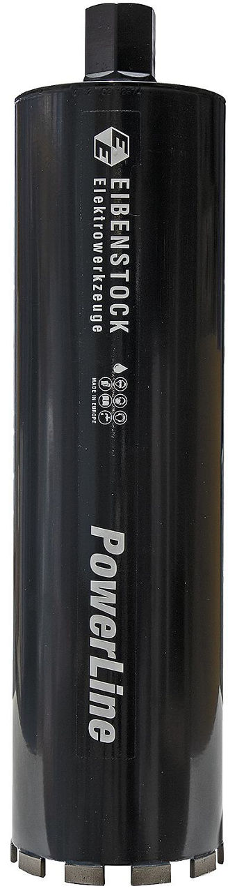 Diamant-Nass-Bohrkrone Eibenstock 1¼", Ø 132 mm, Länge: 450 mm, Powerline Diamant-Nass-Bohrkrone Eibenstock 1¼", Ø 132 mm, Länge: 450 mm, Powerline