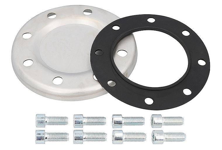 Blindflansche Edelstahl 180mm, inkl. Dichtung und Schrauben