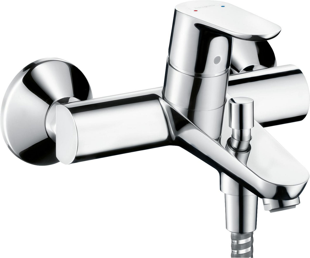 AP-Wannenmischer Hansgrohe Focus Ausladung 179 mm chrom AP-Wannenmischer Hansgrohe Focus Ausladung 179 mm chrom
