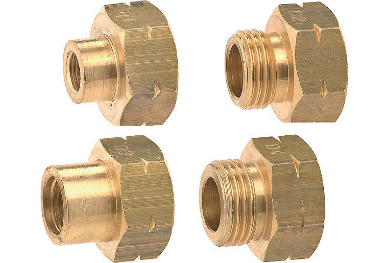 Euro-Füll-Set "D" Füll-Stutzen D1-D4 im Kunststoff-Beutel Euro-Füll-Set "D" Füll-Stutzen D1-D4 im Kunststoff-Beutel