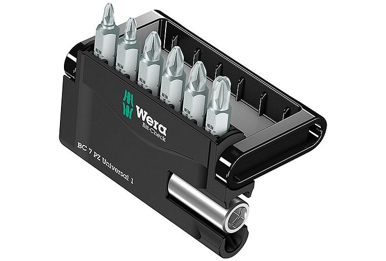 Bitset WERA Bit-Check Universal 1 7-teilig PZ mit Universalhalter Bitset WERA Bit-Check Universal 1 7-teilig PZ mit Universalhalter