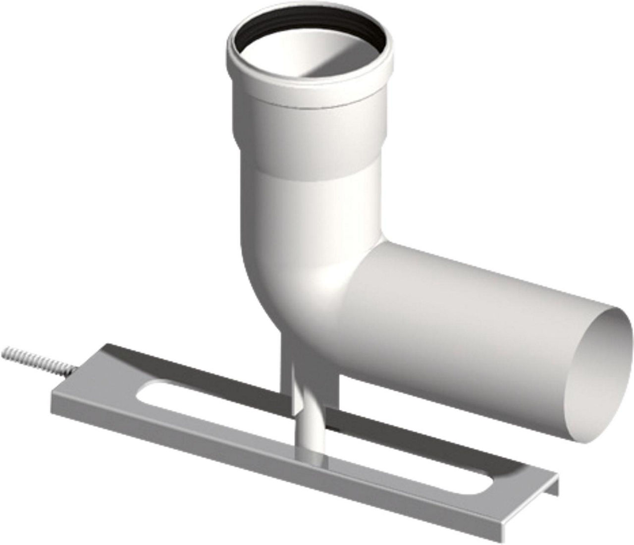 Kunststoff-Abgassystem Schachteinführung mit Auflager DN 60 Kunststoff-Abgassystem Schachteinführung mit Auflager DN 60