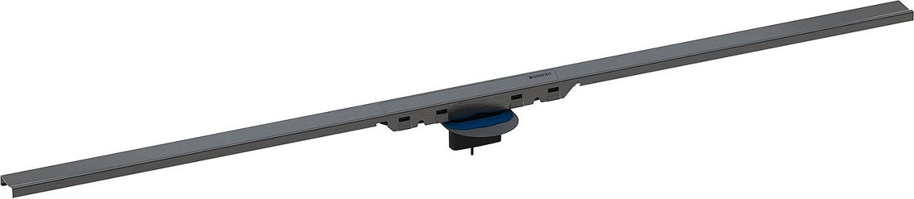 Duschrinne CleanLine50, 300-1100mm, schwarzchrom / gebürstet