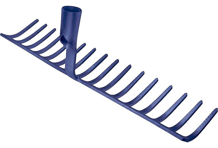 Sieger-Straßenrechen 510mm, blau, ohne Stiel