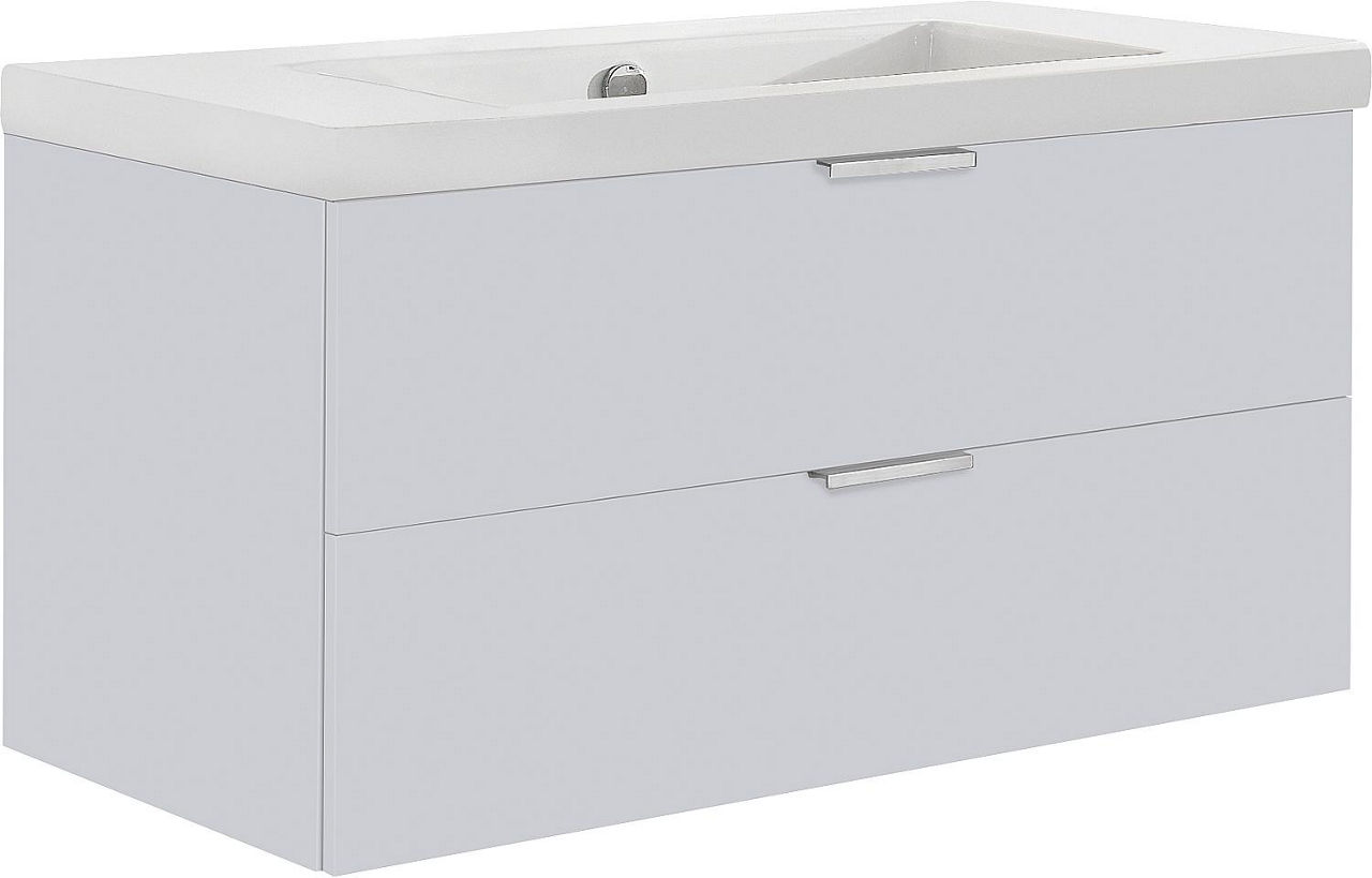 WTU+Keramik-WT EPIL Steingrau, 2 Auszüge 860x550x510mm