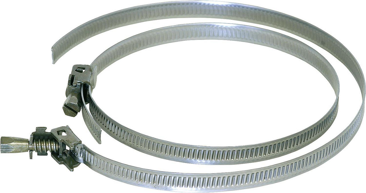 Schlauchschellen S100 DN 100 Metallband mit Spannschloss (VPE-2Stück) Schlauchschellen S100 DN 100 Metallband mit Spannschloss (VPE-2Stück)