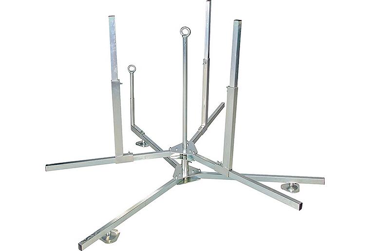 Rohrhaspel für Fussbodenheizungsrohr 140 x 140 x 86 cm