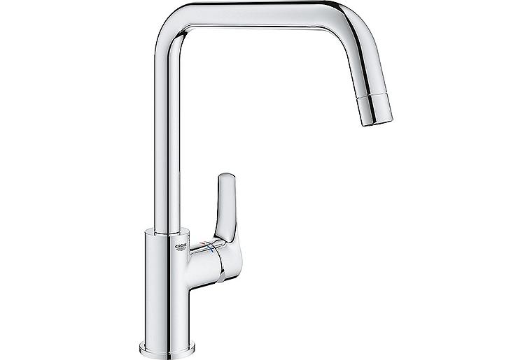 Spültischmischer Grohe Eurosmart Schwenkauslauf Ausladung 228 mm chrom