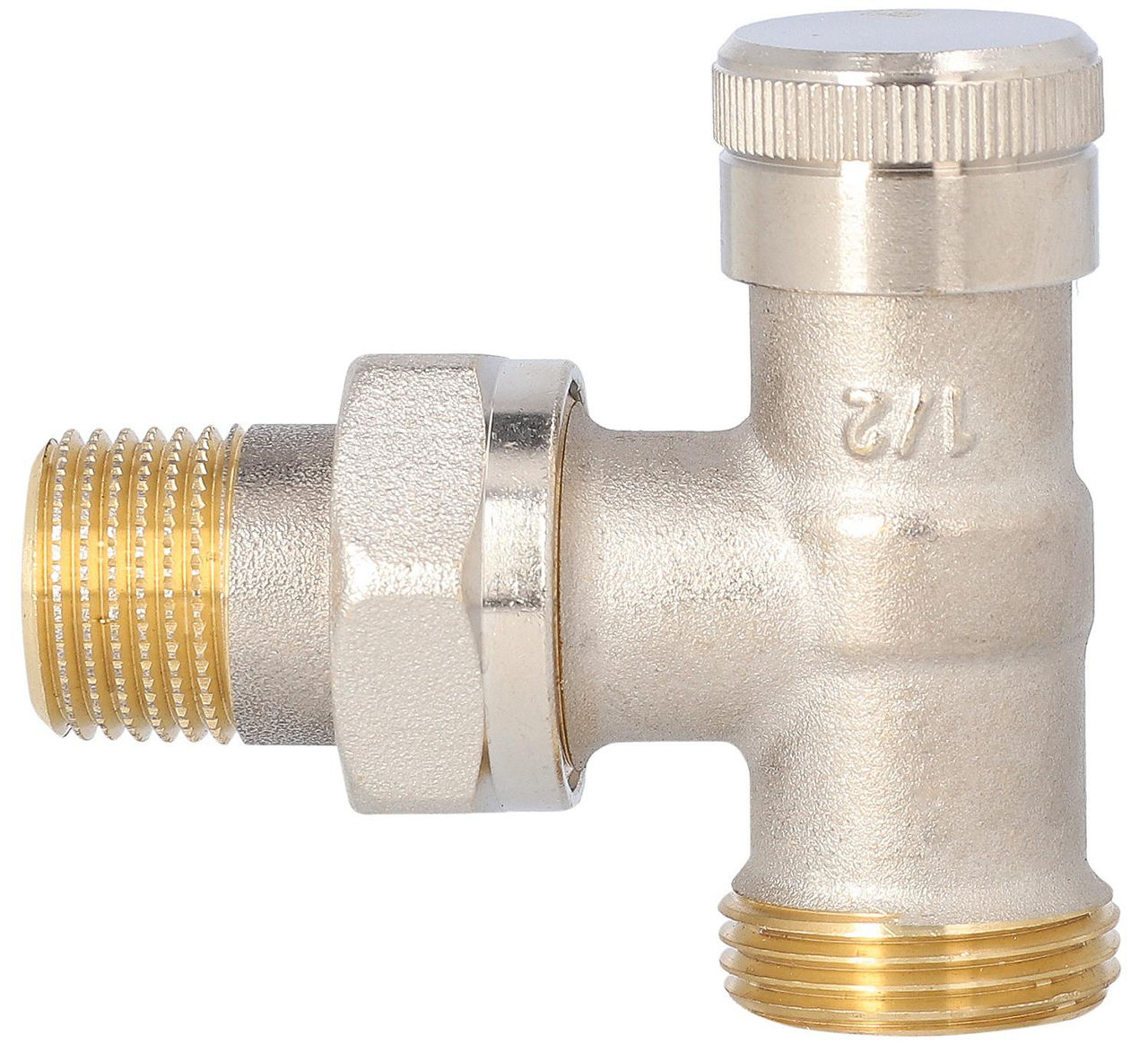 Rücklaufverschraubung Danfoss RLV15, Eckform DN15 (1/2") x DN20 (3/4") Eurokonus Rücklaufverschraubung Danfoss RLV15, Eckform DN15 (1/2") x DN20 (3/4") Eurokonus