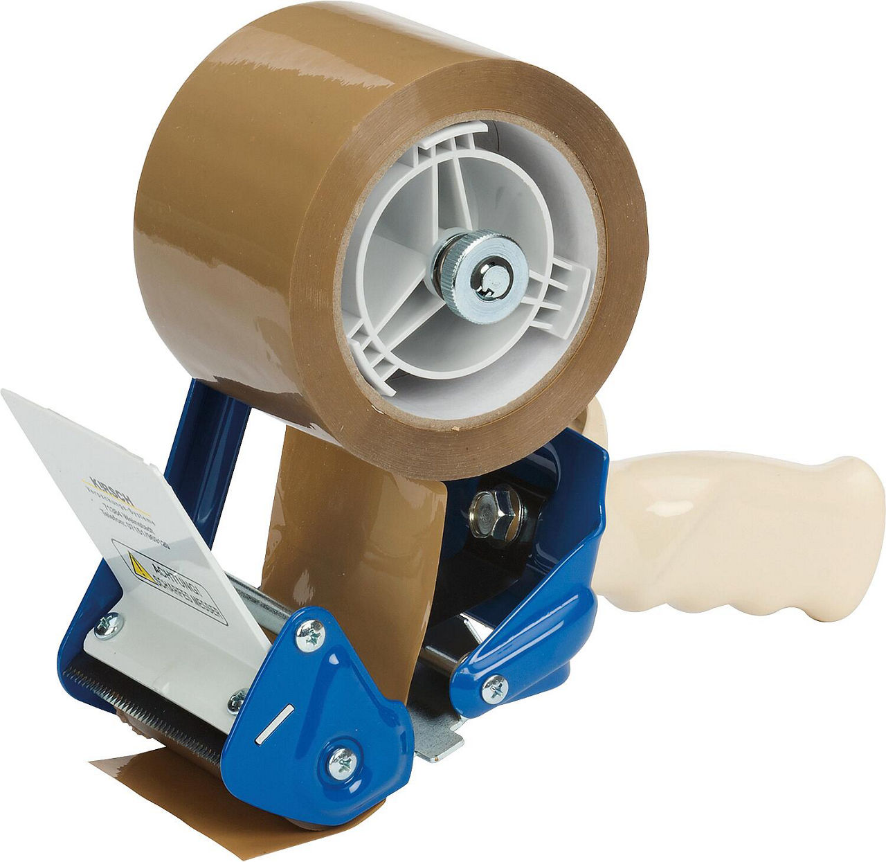 Handabroller für Klebebänder bis 75mm Breite, mitRollenbremse, stabiles Metallgestell Handabroller für Klebebänder bis 75mm Breite, mitRollenbremse, stabiles Metallgestell