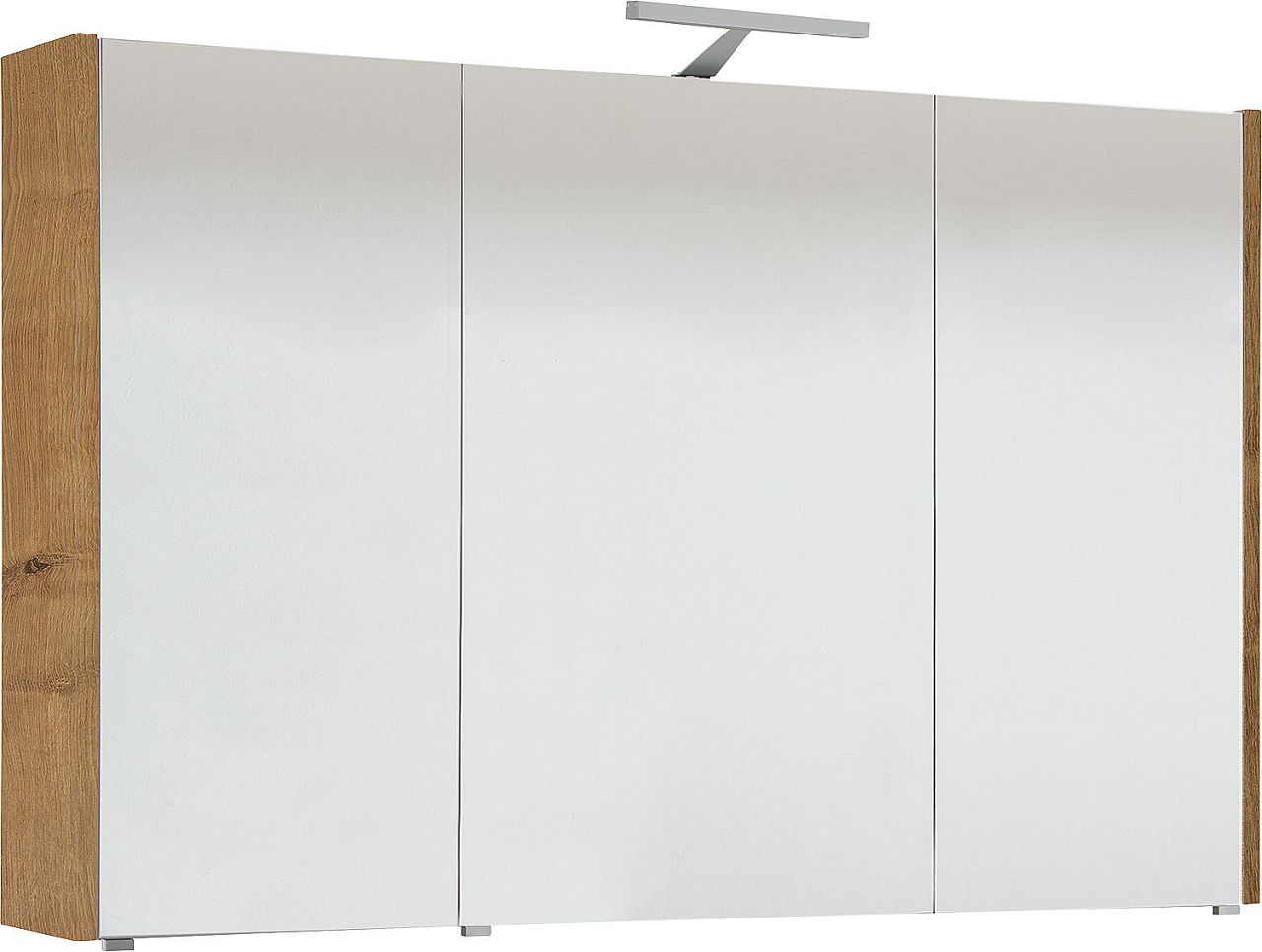 Spiegelschrank mit Beleuchtung Eiche Arlington, 3 Türen 1050x750x188mm Spiegelschrank mit Beleuchtung Eiche Arlington, 3 Türen 1050x750x188mm