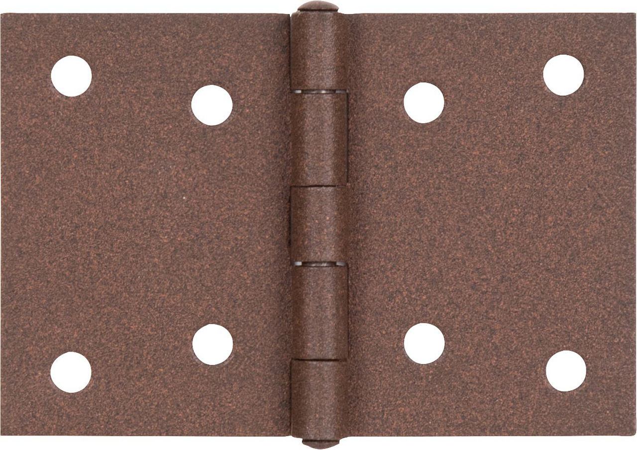 Scharnier DURAVIS® 60 x 90 x 1,25 mm, breit, Material: Stahl, blau verzinkt, Oberfläche: rostbraun Scharnier DURAVIS® 60 x 90 x 1,25 mm, breit, Material: Stahl, blau verzinkt, Oberfläche: rostbraun