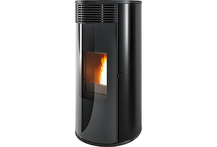 Pelletofen MCZ Pad Hydromatic 18 R, Grundgerät mit Verkleidung Schwarz Keramik plan, 17,7 KW Pelletofen MCZ Pad Hydromatic 18 R, Grundgerät mit Verkleidung Schwarz Keramik plan, 17,7 KW