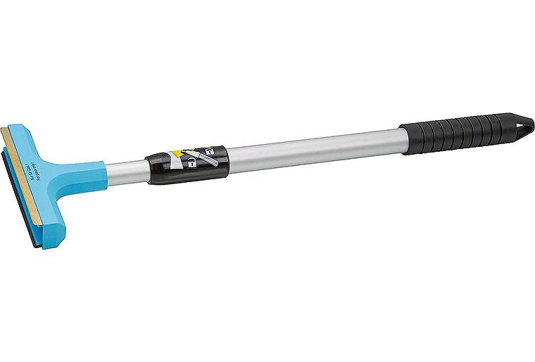 Eiskratzer mit Teleskopstiel und Messingklinge, Länge bis 60cm verschiedene Farben