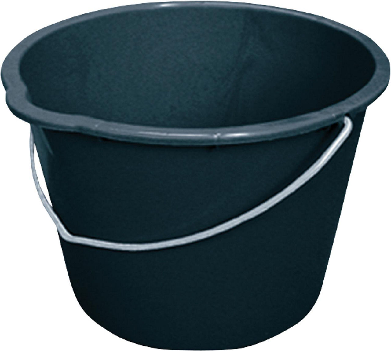 Baueimer 20 Liter schwarz, mit Tülle, VPE = 10 Stück Baueimer 20 Liter schwarz, mit Tülle, VPE = 10 Stück