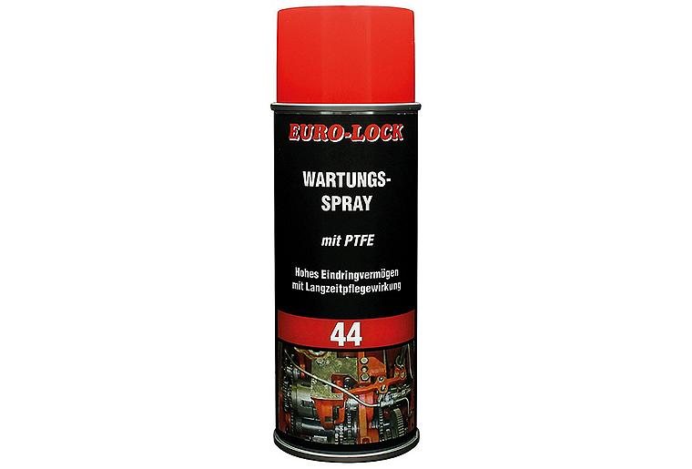 Wartungsspray mit PTFE EURO-LOCK LOS 44, 400 ml Sprühdose Wartungsspray mit PTFE EURO-LOCK LOS 44, 400 ml Sprühdose