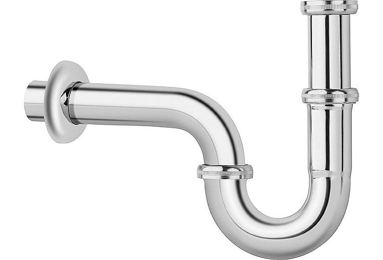 Röhrensiphon Ms.verchromt 11/4" DN 32 DIN-Geprüft Röhrensiphon Ms.verchromt 11/4" DN 32 DIN-Geprüft