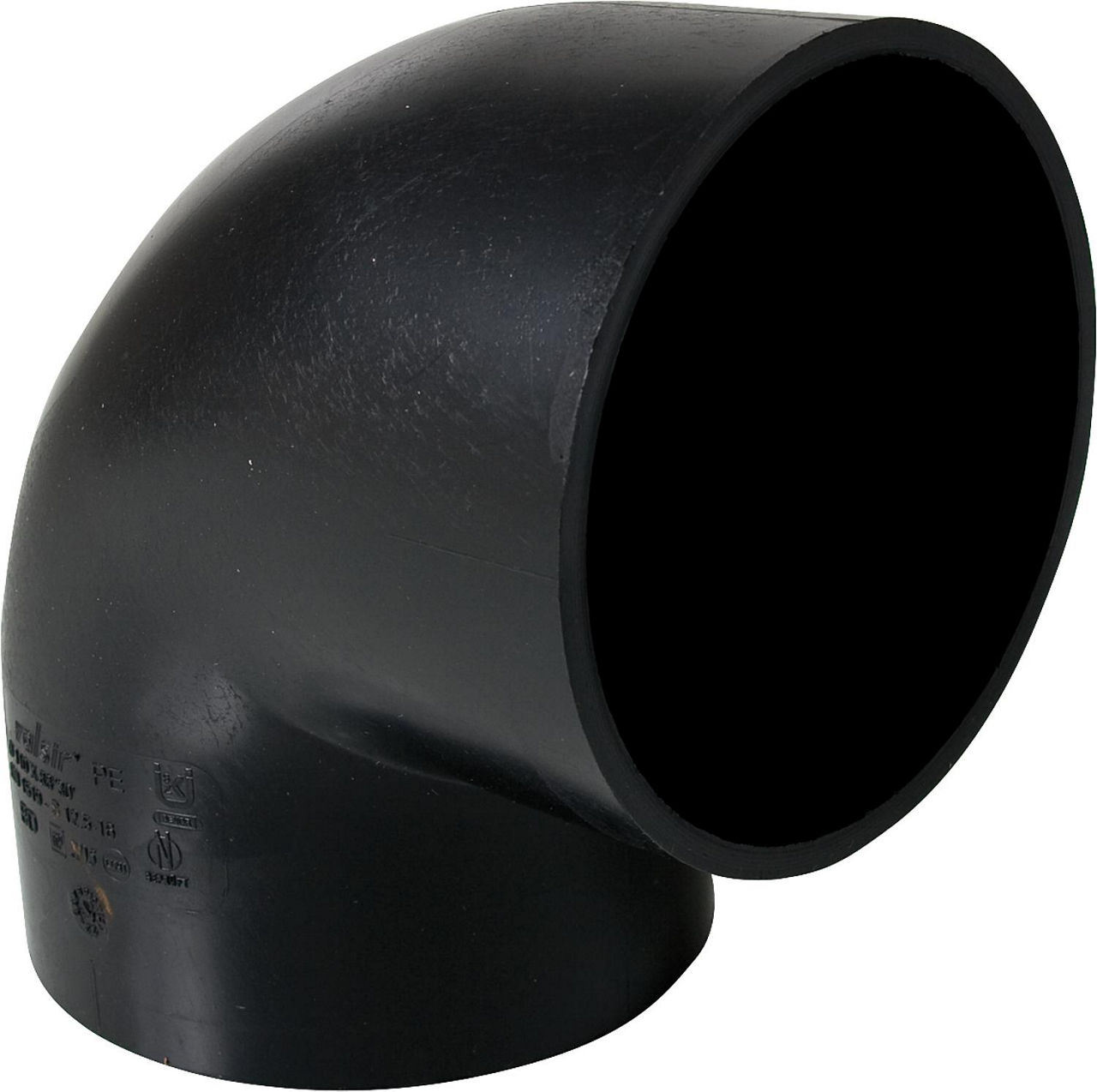 Bogen 88° 30' PEHD D = 90 mm, DN = 90 mm Bogen 88° 30' PEHD D = 90 mm, DN = 90 mm