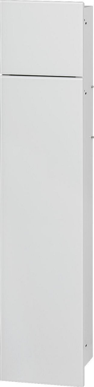WC-Einbaucontainer Flat Höhe 800 innen weiß beschichtet, 2 Türen weiß, rechts WC-Einbaucontainer Flat Höhe 800 innen weiß beschichtet, 2 Türen weiß, rechts