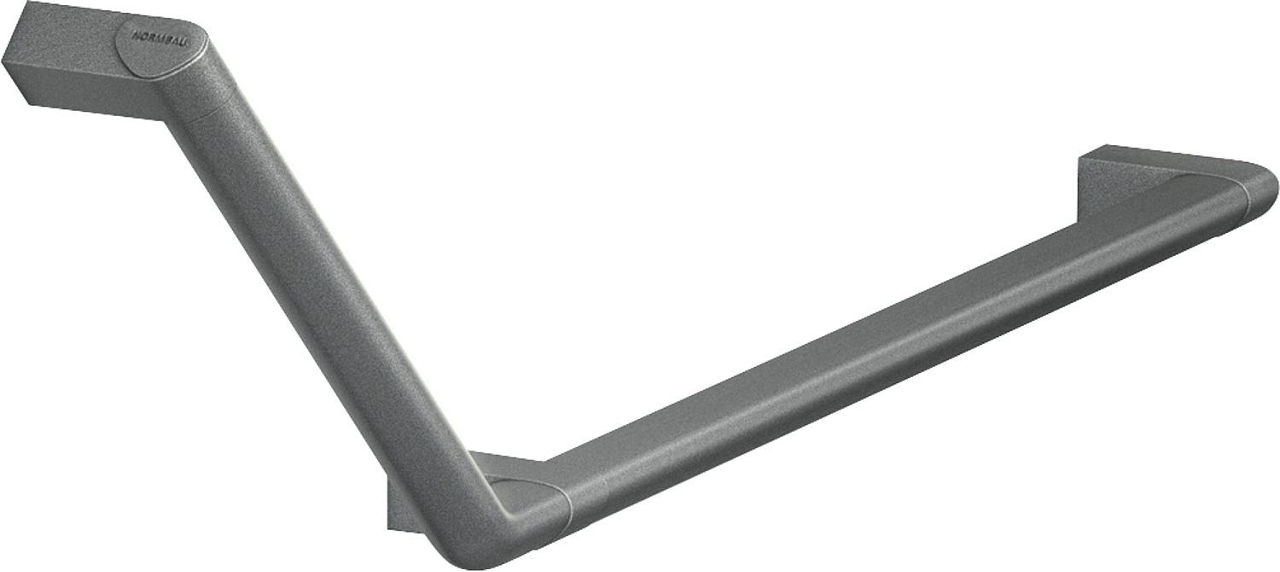 Winkelgriff Serie Cavere aus Alu., Anthrazit-Metallic 95, 350x316 mm, 135°, linke Ausführung Winkelgriff Serie Cavere aus Alu., Anthrazit-Metallic 95, 350x316 mm, 135°, linke Ausführung