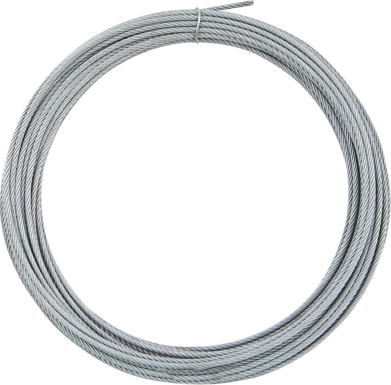 Rundlitzenseile DIN 3055 6 x 7 mit Fasereinlage, Ø 3 mm / 25 m, verzinkt Rundlitzenseile DIN 3055 6 x 7 mit Fasereinlage, Ø 3 mm / 25 m, verzinkt