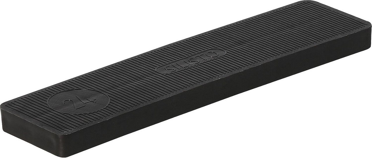 SILISTO® Distanzklötze, Classic 100x24x6 schwarz VPE: 1000