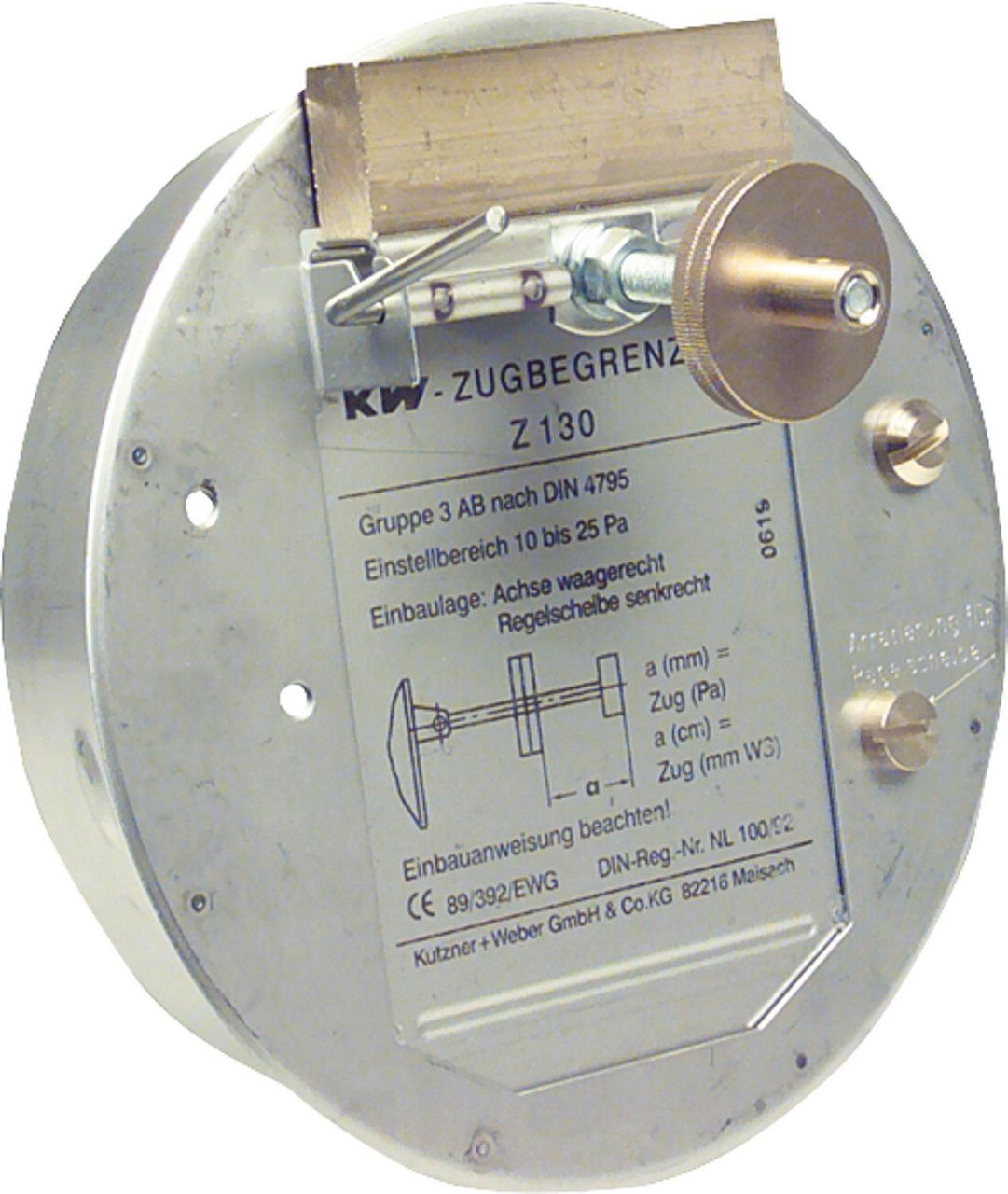 KW-Zugbegrenzer Universal-Regler Z, Ø 180 mm für Motorsteuerung geeignet KW-Zugbegrenzer Universal-Regler Z, Ø 180 mm für Motorsteuerung geeignet