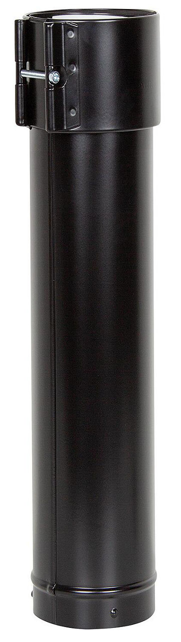 Überdachverlängerung, DN 60/125 schwarz, 1000mm Überdachverlängerung, DN 60/125 schwarz, 1000mm