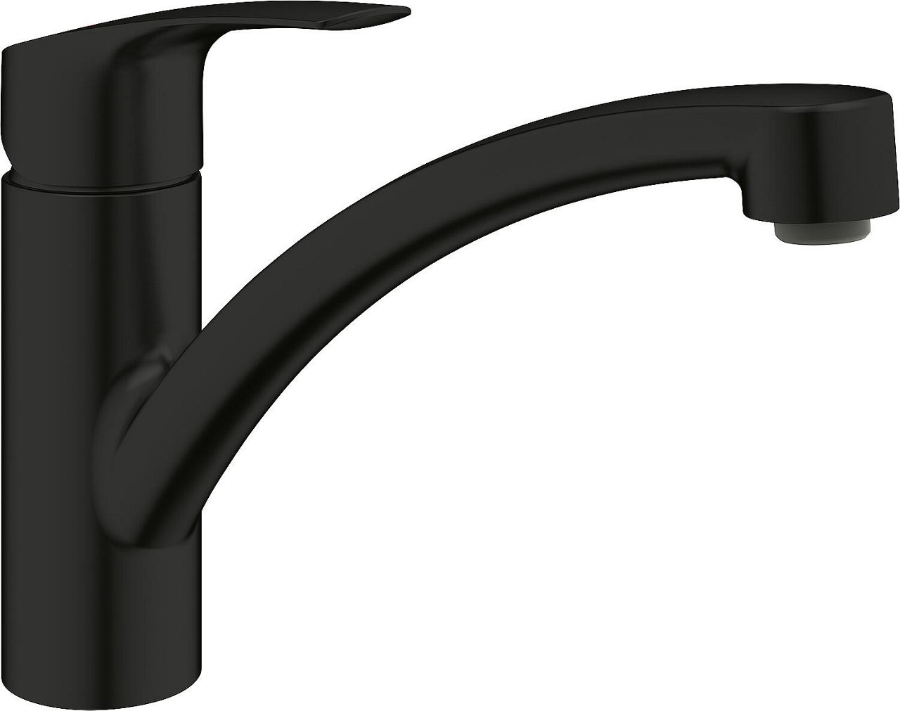 Spültischmischer Grohe Eurosmart mit Schwenkauslauf 227 mm, matte black