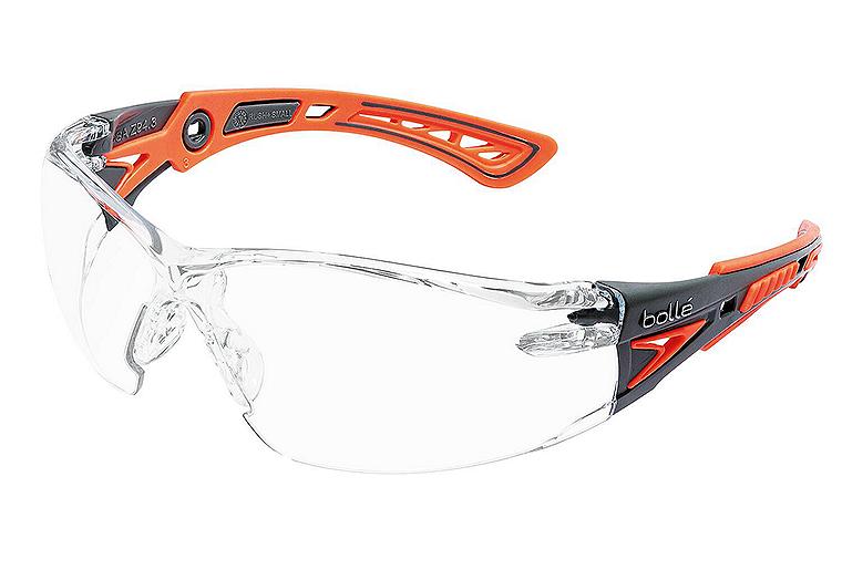Schutzbrille RUSH+ SMALL Rahmen koralle / grau – Klares PC - kratzfest & beschlagfrei Schutzbrille RUSH+ SMALL Rahmen koralle / grau – Klares PC - kratzfest & beschlagfrei