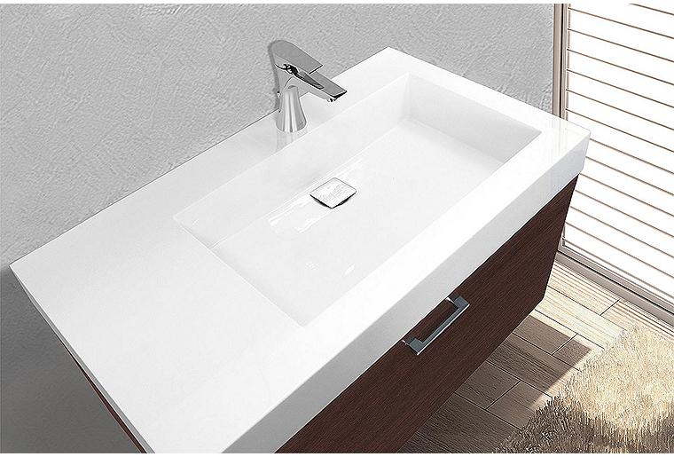 Badmöbel-Set ELISA Serie MAA Eiche dunkel m.Spiegelschrank