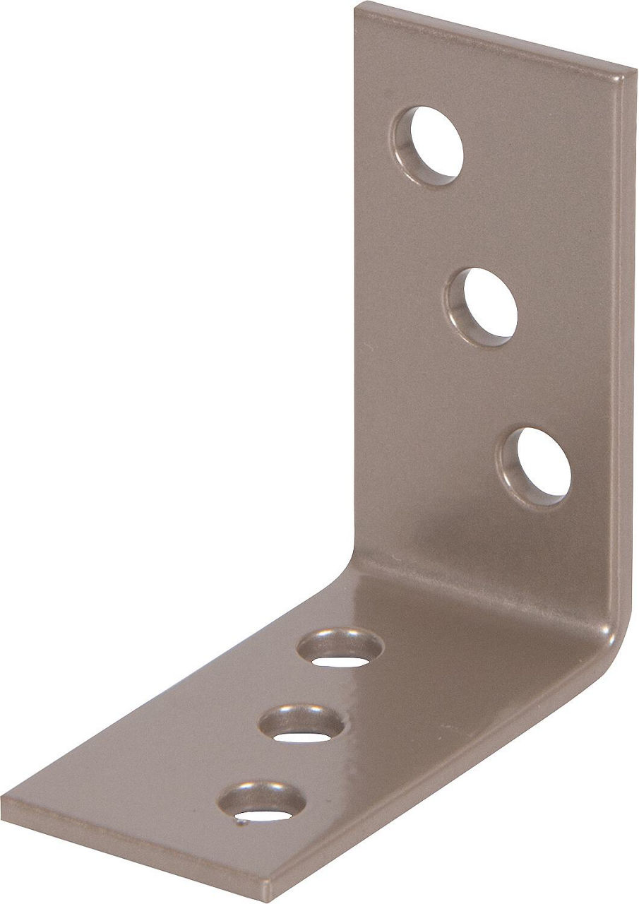 Winkelverbinder DURAVIS® 40 x 40 x 20 mm, Material: Stahl, sendzimirverzinkt, Oberfläche: perlbeige RAL 1035 Winkelverbinder DURAVIS® 40 x 40 x 20 mm, Material: Stahl, sendzimirverzinkt, Oberfläche: perlbeige RAL 1035