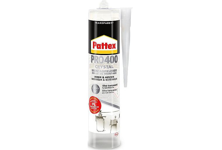 Montagekleber PATTEX PRO400 Crystal [transparent] 290g Kartusche