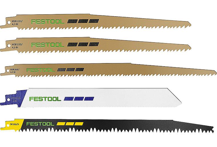 Säbelsägeblatt-Set Festool RS, 5-teilig Säbelsägeblatt-Set Festool RS, 5-teilig